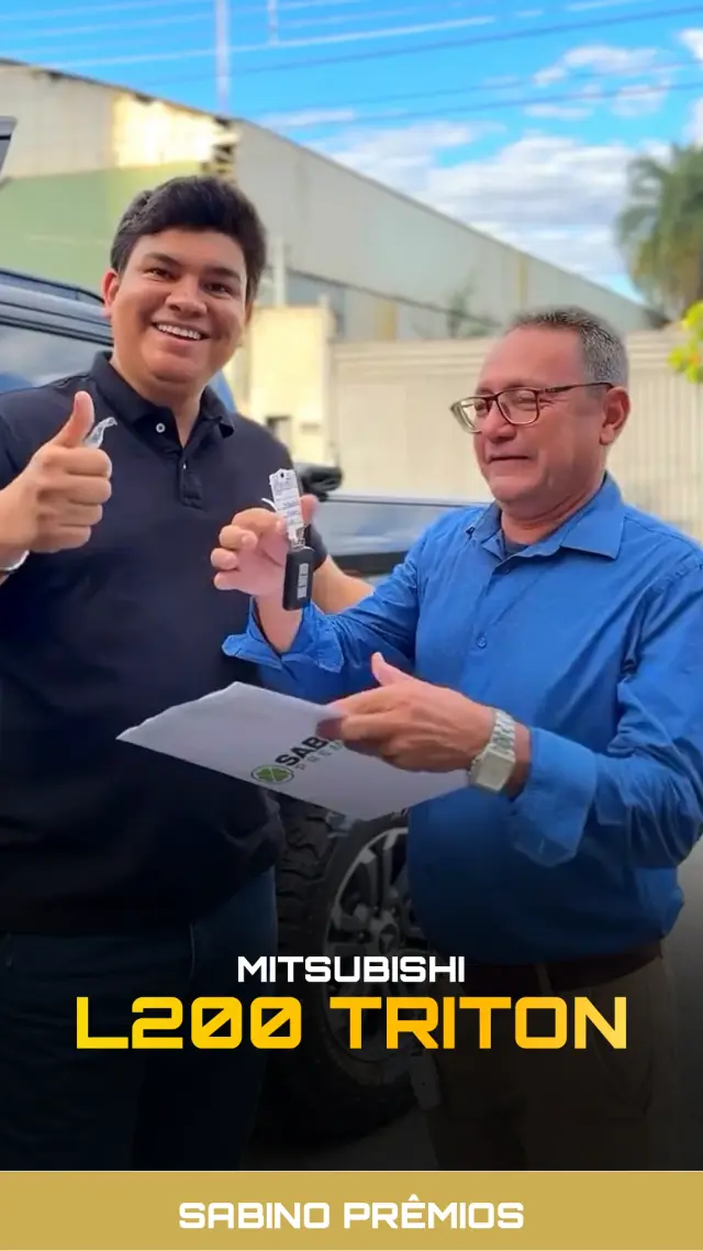 Ganhador Mitsubishi L200 Triton.
